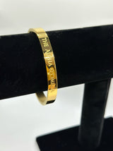 Gold Bangles For Men Or Women 14K, Engraved Bangle, Christmas Gifts For Him,  Bracelet , Alpha Omega