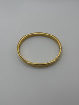 Gold Bangles For Men Or Women 14K, Engraved Bangle, Christmas Gifts For Him,  Bracelet , Alpha Omega